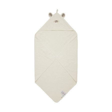 Pippi Hooded Baby Towel Egret - 83x83 cm, Tøj & Bolig, Boligtekstiler, Håndklæder