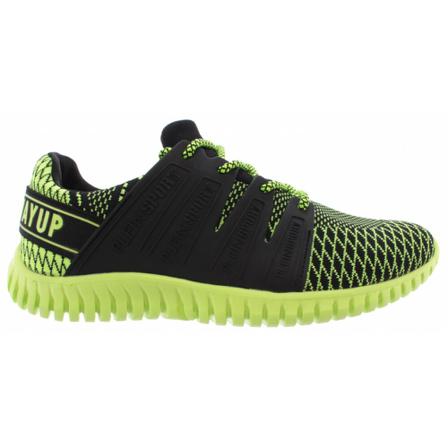 Plein Sport Men& Sneakers Runner Mason Fluo New , Geel , Heren , Maat: 40 EU
