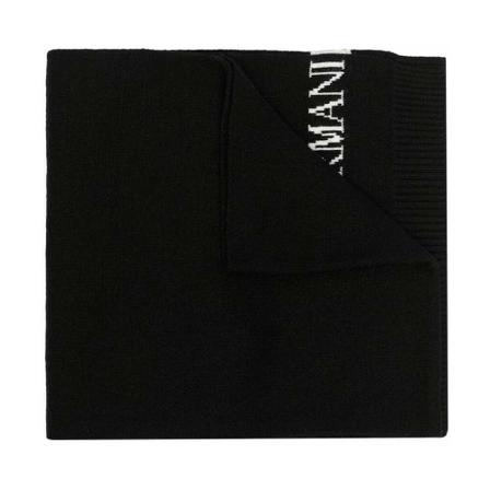 Emporio Armani Winter Scarves svart, Herr Halsdukar, Herr, Storlek: ONE SIZE