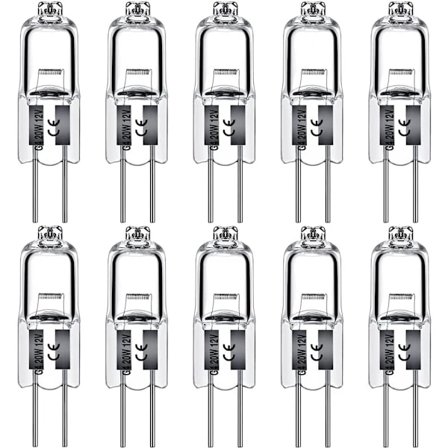 G4 Halogenlampor 10W 12V Klar Kapsel 2-Pin Lampa Halogen Stiftsockel Varmvit Dimbar 10-pack