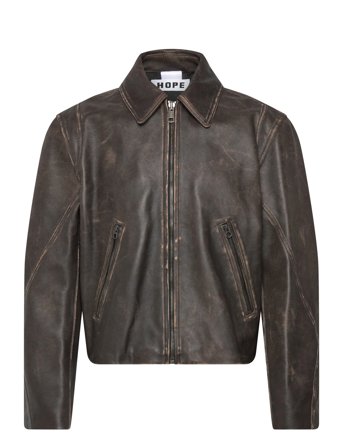 Hope Void Leather Jacket - Brown - 50