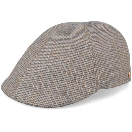Mayser - Beige flatcap Caps - Sidney Dundee Taupe Flat Cap @ Hatstore