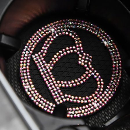 Bilunderlägg Water Cup Slot GULD&ROSA