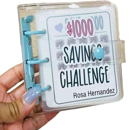 Mini Binder Savings Challenge Challenge Binder 1000DOLLARS