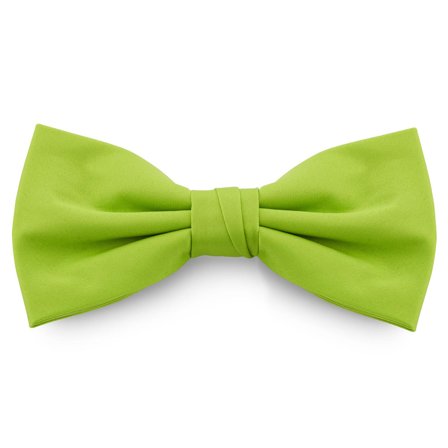 Muszka w kolorze limonkowym z zapięciem Basic dla mężczyzn - Muszki gotowe do noszenia