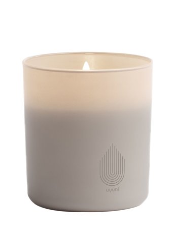 UYUNI Lighting Glass Candle, Sandstone - Beige - H10.2CM