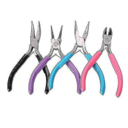 4-pak smykketænger Smykkefremstillingsværktøjssæt til trådvinding Øreringe Tilbehør