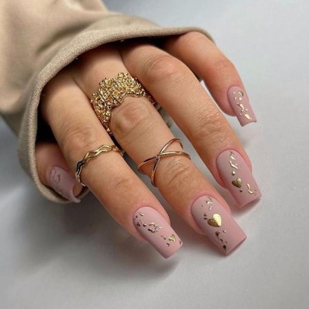 24stk falske negle lange firkantede DY560 DY560