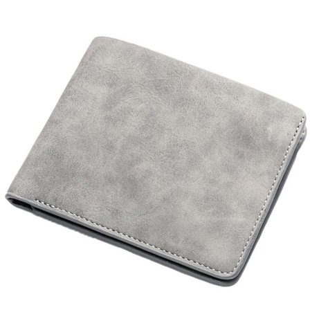 Herre lommebok, kortmodell, student, retro, frostet, dobbel seddelklemme