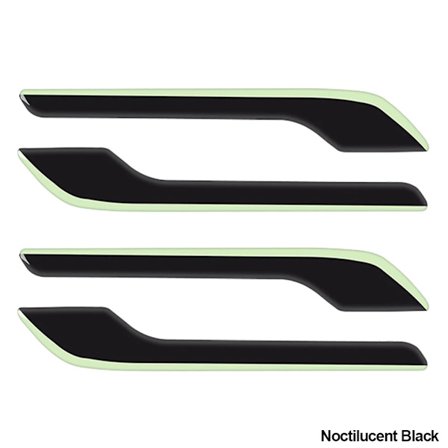 ABS Bil Kolfiber Dörrhandtag Klistermärke för Tesla Model 3 Y 2017 - 2022 Dörr Wrap Skyddspasta för Model 3 Model Y~03051