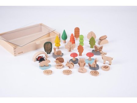 Träfigurer skog och djur 36/fp - Lyreco - Skola och förskola - Lekmaterial - Lekfigurer - Djur