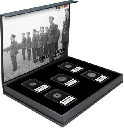 Belgien 1941-1945 - Anden Verdenskrig, Belgien besat - 5 zinkmønter