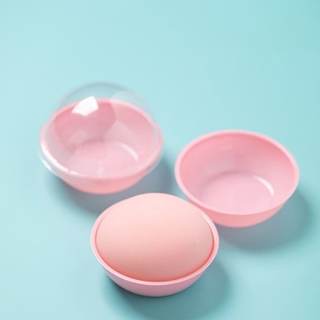 100st Pannkaka Bakelse Box Rund förpackning Box ROSA