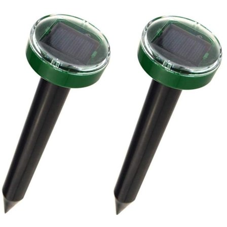 Ultralyd muldvarp shocker / skadedyrsbekæmper med solcelle