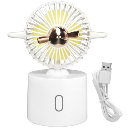 Lentokoneen muotoinen värähtelevä minituuletin USB-latauksella, kannettava käsikäyttöinen