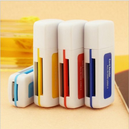 Jade all-in-one-kortläsare, höghastighets flerfärgad, stödjer en mängd olika minneskort SD/MMC TF MS M2(4 st)