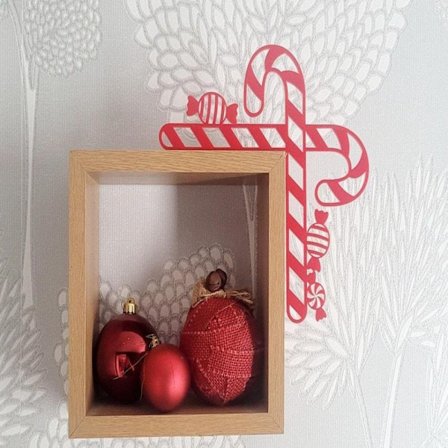 Jule dørkarm dekoration træ ornament 02 02