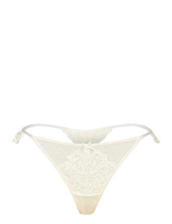 Hunkemöller Posie Hl String T - Cream - XL