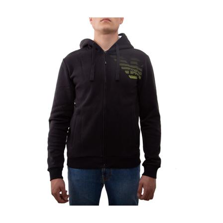 Emporio Armani Ea7, Sweatshirt Zwart, Heren, Maat:S