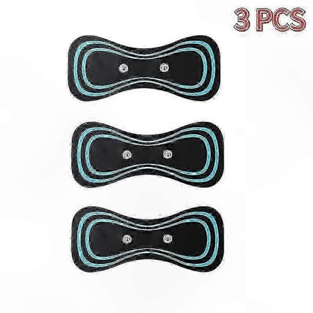 50 st EMS Gel Pads för Muskelstimulering Nack- och Ryggsmärta Lindring Massageapparat Tillbehör Elektrod Klistermärken för Cervikal Terapienheter