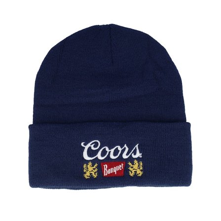American Needle - Blu cuff Beanie - Coors Knit Navy Cuff @ Hatstore