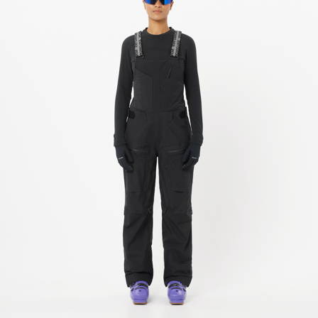 Salomon - Pantalons pour femme Scrambler Gtx Bib W - Deep Black - L