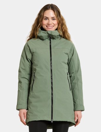 Didriksons Marget Wns Parka - Green - 44