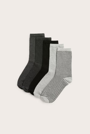 Kappahl | Strumpor 5-pack | Svart