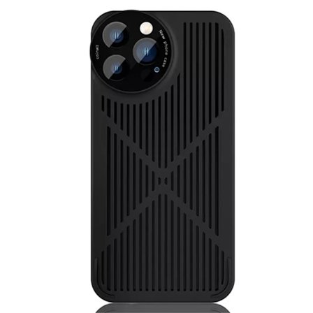 iPhone 12 Pro Max Skal Graphene Heat Dissipation - Svart