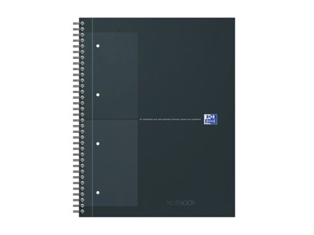 Oxford Kollegieblock Oxford A4+ rut svart - Lyreco - Kontorsmaterial - Block och anteckningsböcker - Kollegieblock