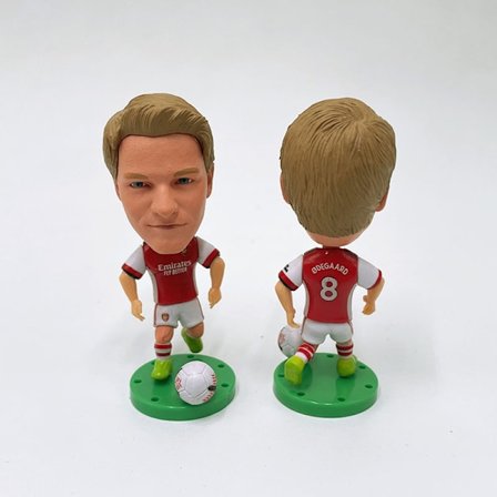 Real Madrid Paris Dockor Ornament Modell Dekoration för Skrivbord