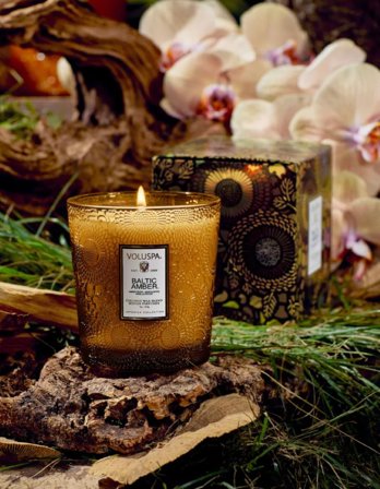 Voluspa Baltic Amber Duftlys Classic Boxed 60t