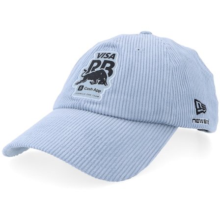New Era - Motor Blauw adjustable Cap - RB F1 26 Women Cord Sky Blue Open Back Dad Cap @ Hatstore