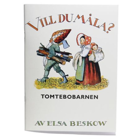 Målarbok - Tomtebobarnen av Elsa Beskow