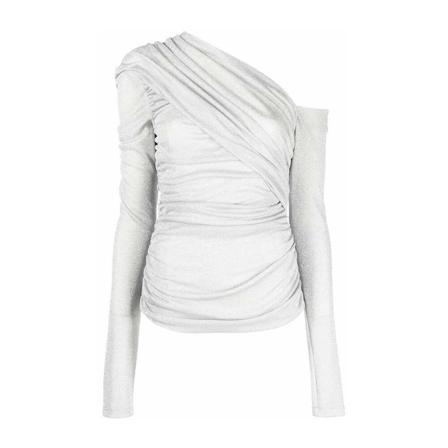 Msgm, Tops Szary, Kobieta, Rozmiar: XS