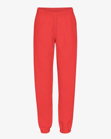 Organic Sweatpants - Red Tangerine - Male - M