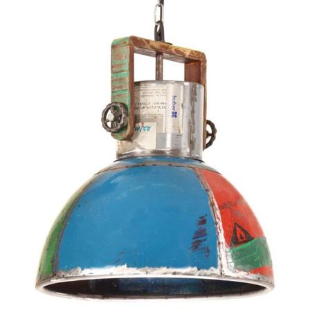 Vidaxl Hänglampa Industriell 25 W Flerfärgad Rund 40 Cm E27 Flerfärgsdesign