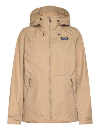 Nordmarka Leaf Light Wind Jacket Women Sport Sport Jackets Beige Bergans