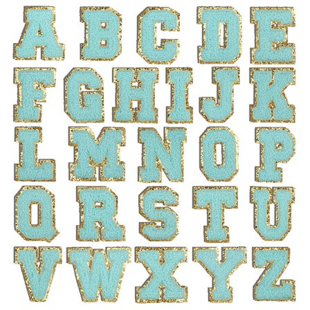 Bogstav Patches til Tøj,Varsity Chenille Engelsk Bogstav A-Z I