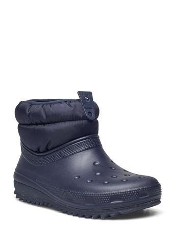Classic Neo Puff Shorty Boot W Shoes Boots Ankle Boots Ankle Boot - Flat Blå Crocs