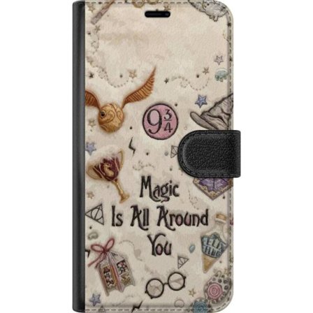 Kompatibelt Lommeboketui til Xiaomi Xiaomi 15 Pro Broderad magisk illustrasjon med symboler, sitater og fantasiverden inspirert av eventyr som skaper