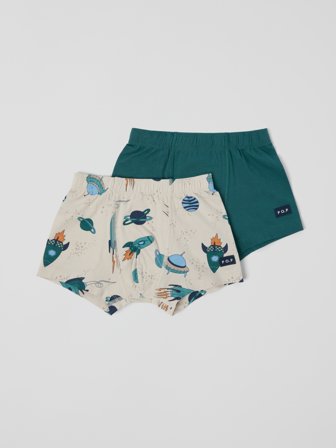 2er-Pack Boxershorts - 86|92 - kinderbekleidung - beige - Polarn O. Pyret