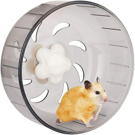 To Hamster Løpehjul 13cm Plast Ultra Stille Smådyr