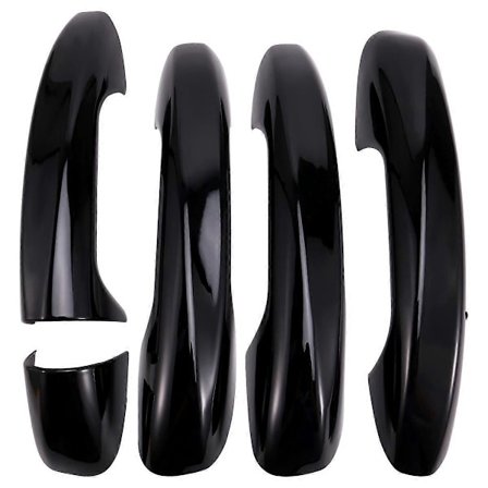 Dörrhandtagsskydd Trim för C E GLC GLS CLA GLA Klass W213 W205 X253 2016-2020 Vänsterstyrd Svart