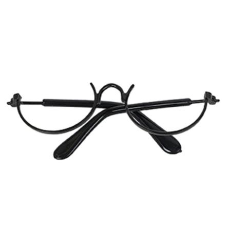Muovilasit Puolirunkoiset lasit MUSTA 6cm black 6cm