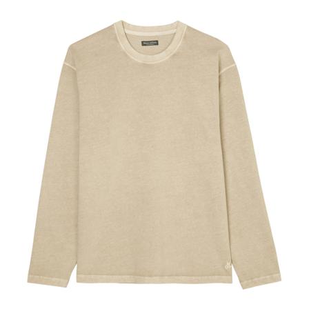 Marc O'Polo Long sleeve Topp in a relaxed fit brun, Herr, Herr, Storlek: S