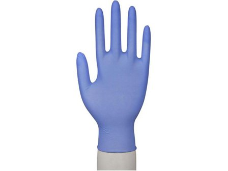 ABENA Nitrilhandske puder-och acceleratorfri blå XL 100/fp - Lyreco - Skyddsutrustning - Engångshandskar - Nitrilhandskar