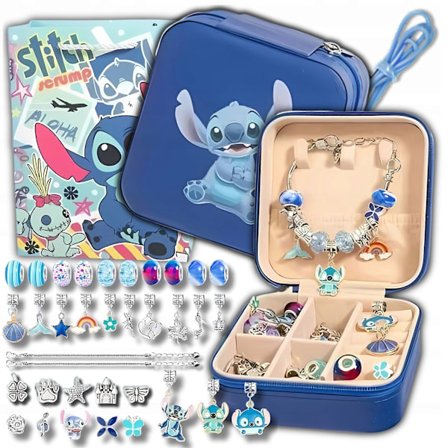 Pärlset för att göra armband Charms Bead Lilo Stich