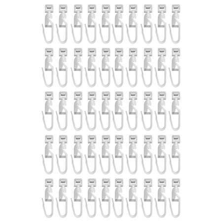 Pakke med 50 gardinglidere til jævn og støjsvag betjening af skinner