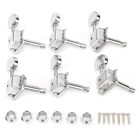 Vintage Gitar Stemmeskruer Semi-lukket 6 Høyre Stemmenøkler Musikkinstrument Tilbehør